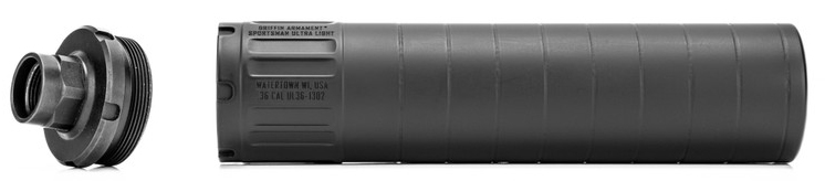 GRIFFIN SPORTSMAN ULTRA LIGHT HD .36 SUPPRESSOR - Sale